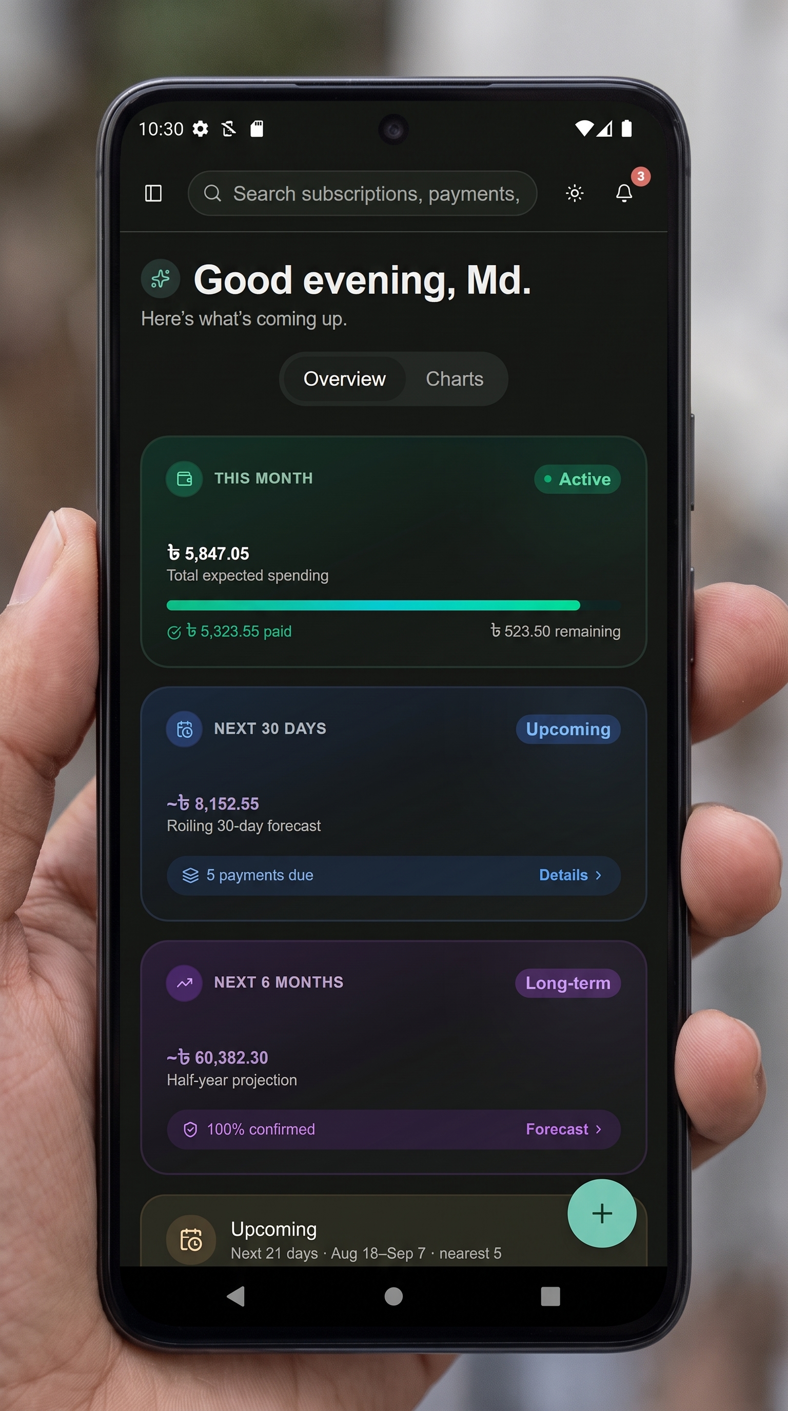 Ledger Leaf Android Mobile App